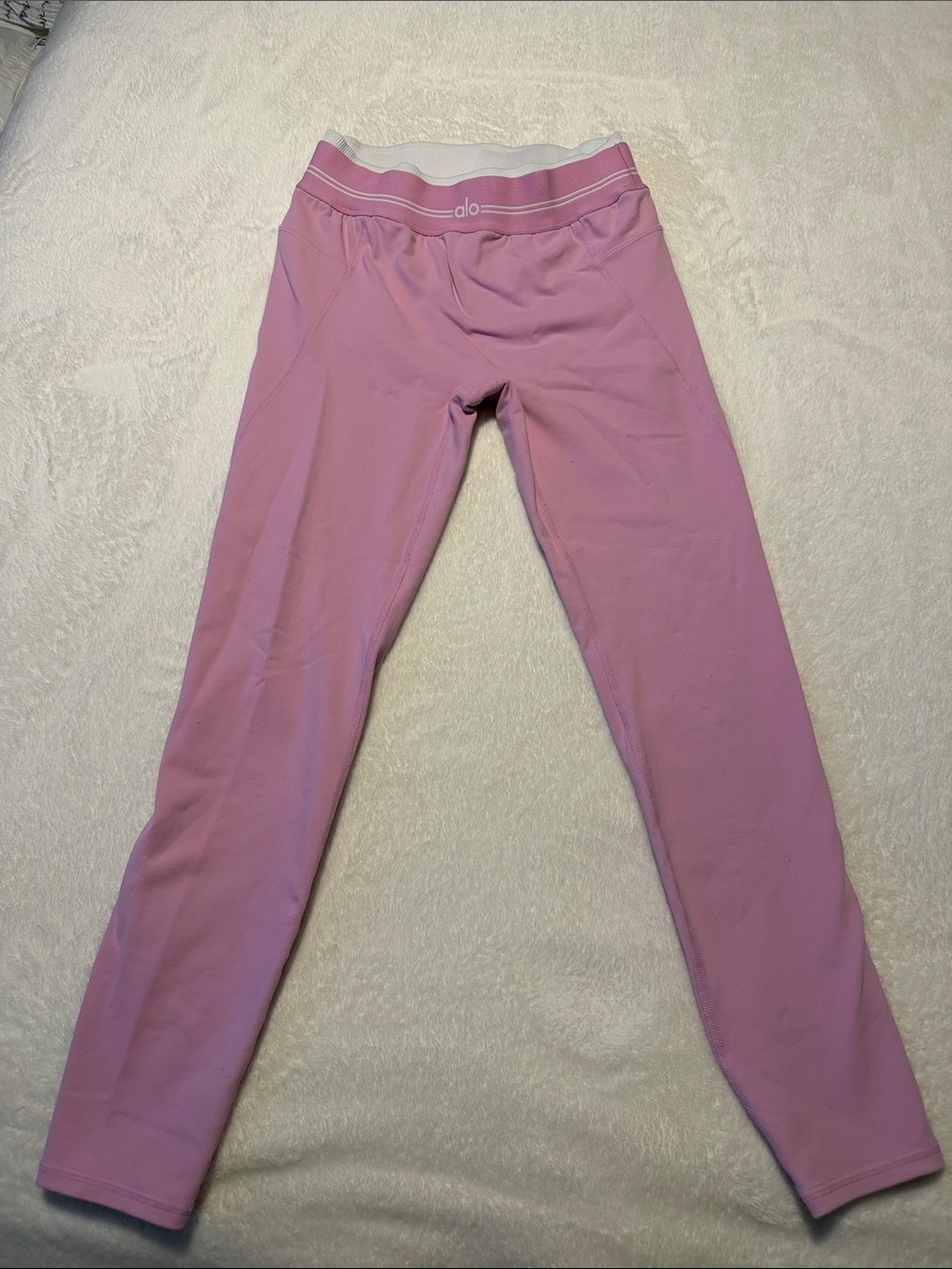 ALO Yoga Lavender-Pink Girls' Performance Leggings